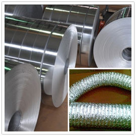 China Industrielle Aluminiumfolie 8011 8079 0.08mm bis 0,11 Millimeter für Rohr u. Rohr mit Breite 50mm bis 61mm fournisseur