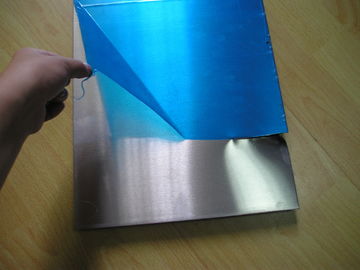 China Coverd tauchen Legierungs-Präzisions-Aluminiumplatte/Blatt mit blauem verfügbarem PVC-Film auf fournisseur